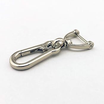 Amazon.co.jp: 【KAMONレザー】カラビナ Dカン付き 紐通り幅20